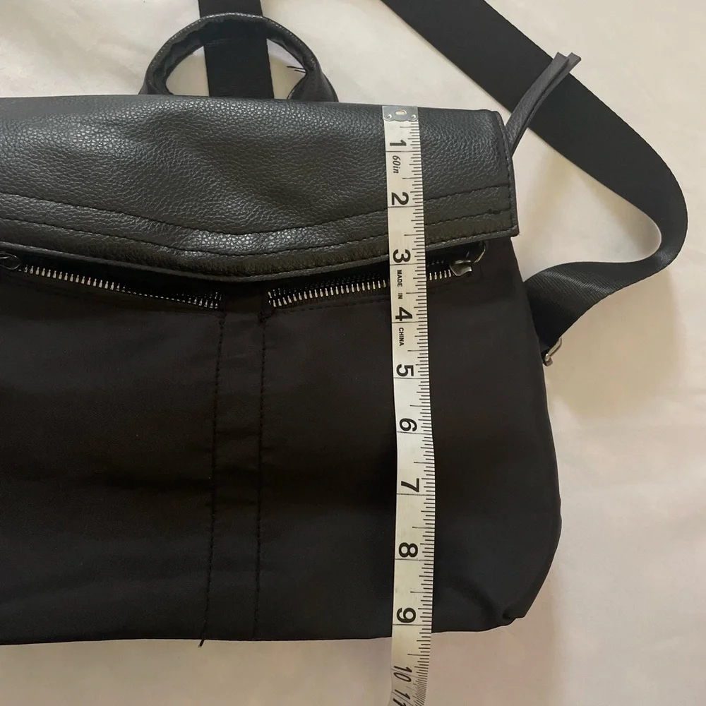 Botkier New York Trigger Mini Black‎ Backpack w/Zippered Pockets, Approx. 11”x9”